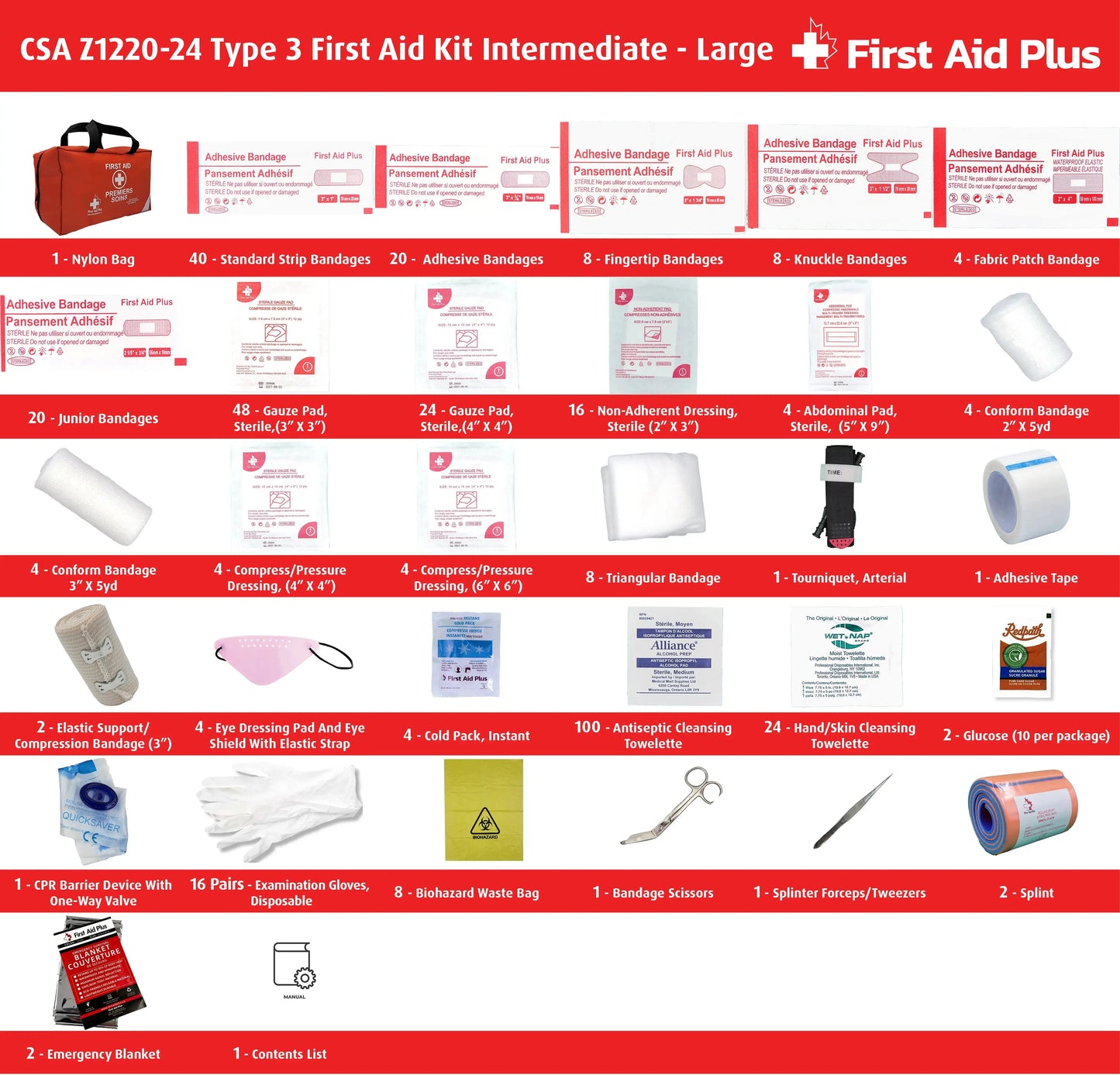 CSA Type 3 Intermediate First Aid Kit - Large (51-100 Workers)