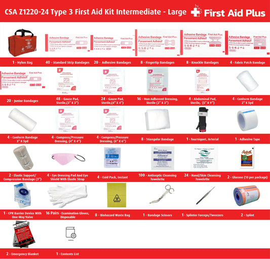CSA Type 3 Intermediate First Aid Kit - Large (51-100 Workers)