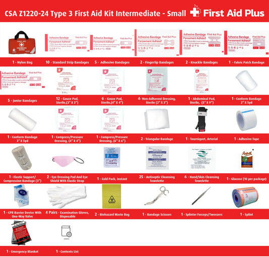 CSA First Aid Kit Type 3 Intermediate - Small (2-25 Workers)