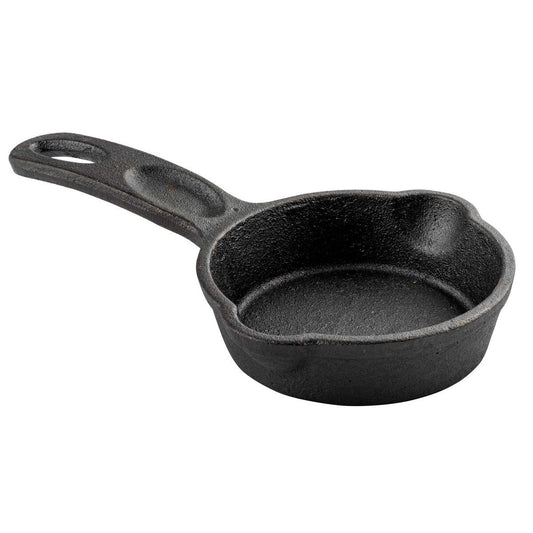 TableCraft Cast Iron Cookware 4" Round Mini Skillet