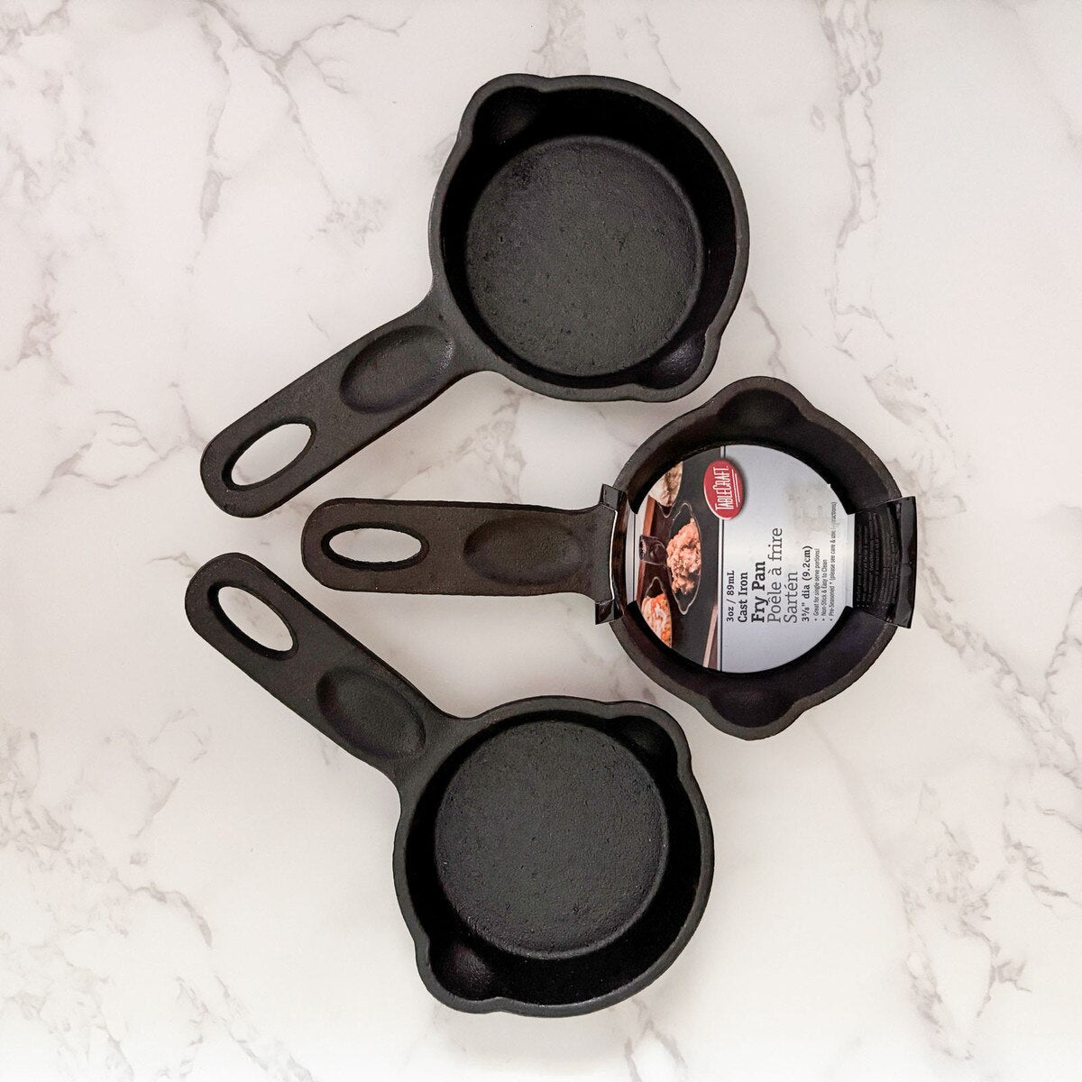 TableCraft Cast Iron Cookware 4" Round Mini Skillet
