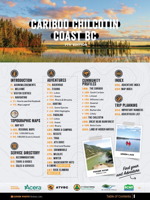 Cariboo Chilcotin Coast BC Backroad Mapbook
