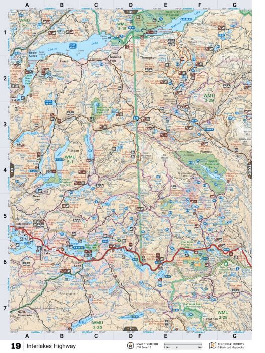 Cariboo Chilcotin Coast BC Backroad Mapbook