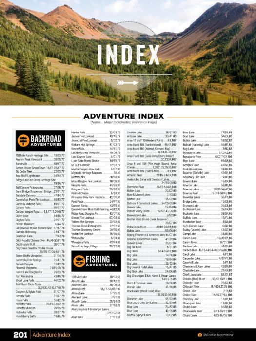 Cariboo Chilcotin Coast BC Backroad Mapbook