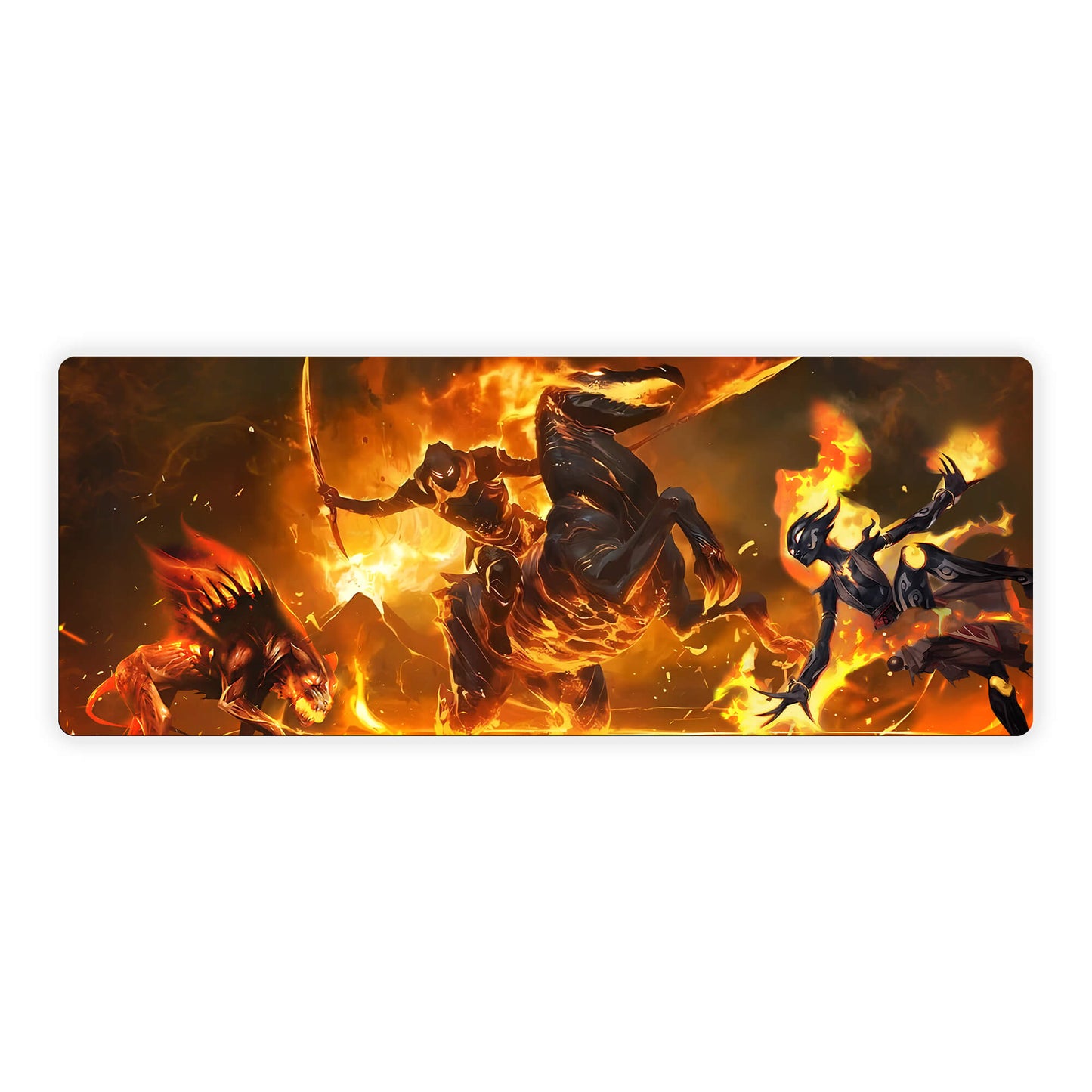 Cavalier of Flame Mouse Pad