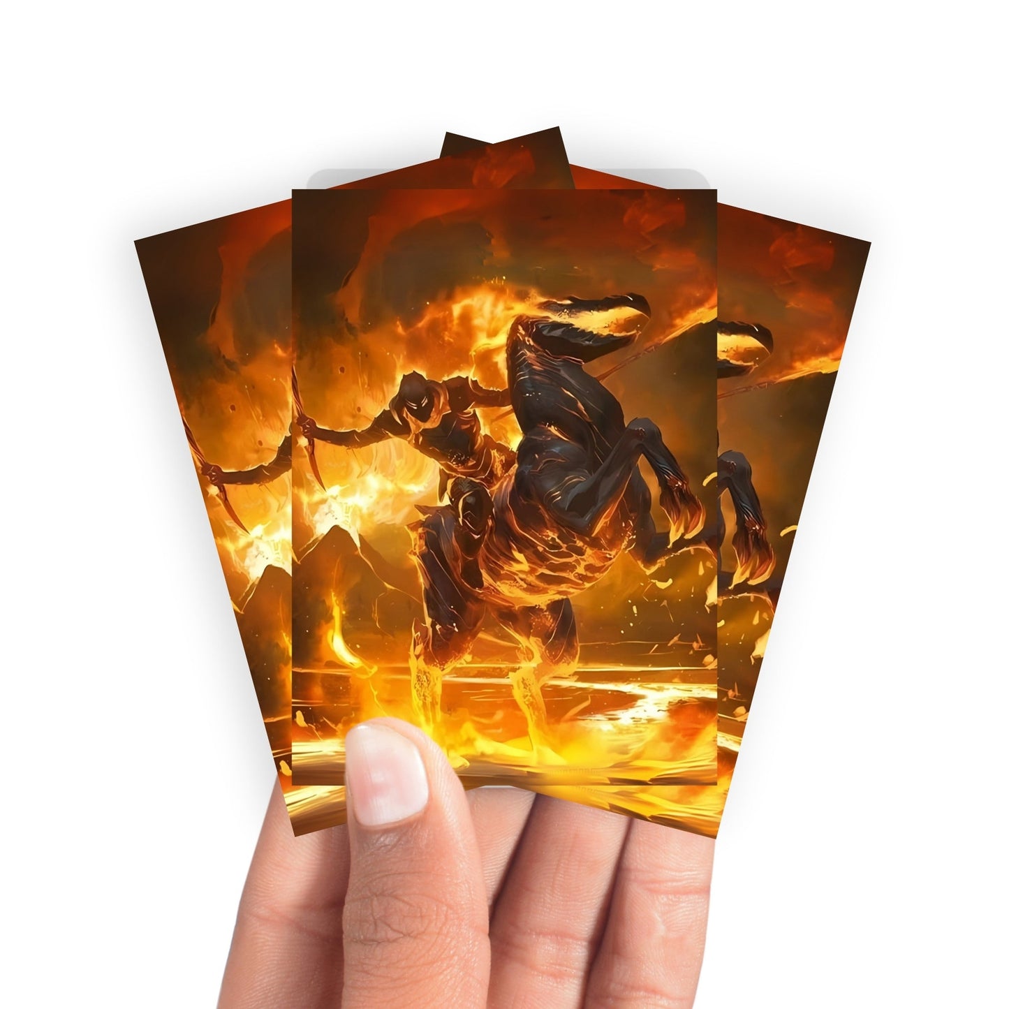 Cavalier of Flame Card Sleeves