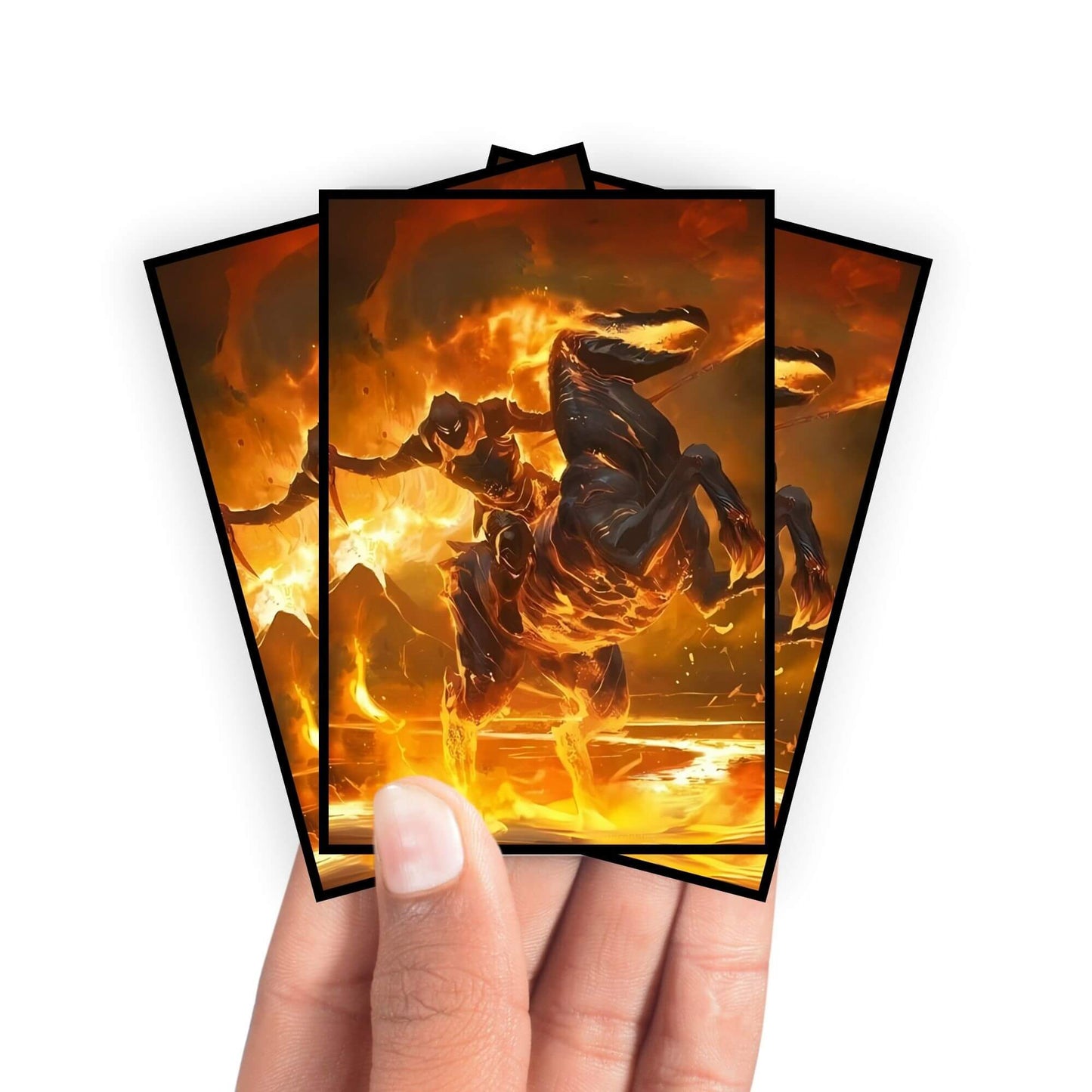 Cavalier of Flame Card Sleeves