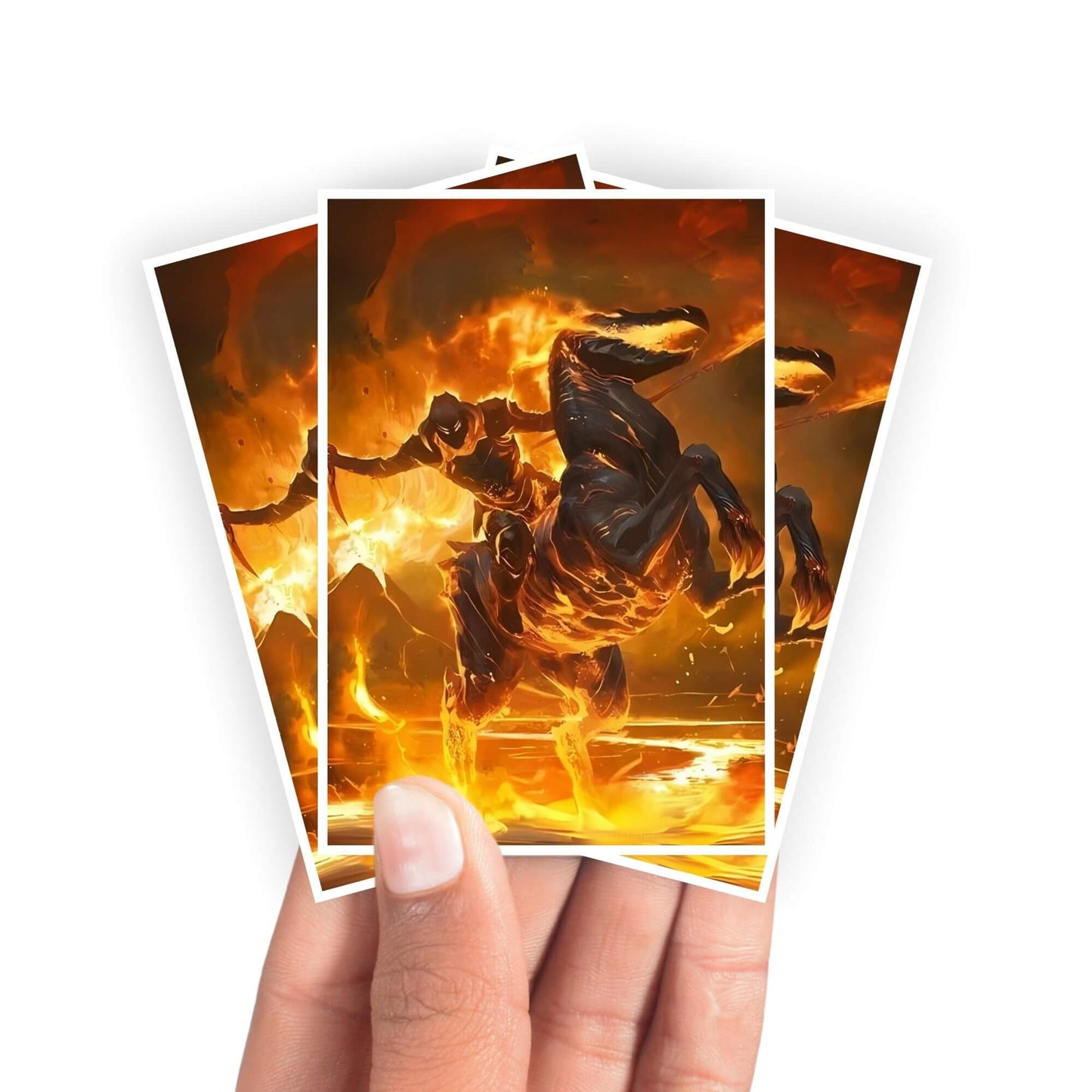 Cavalier of Flame Card Sleeves