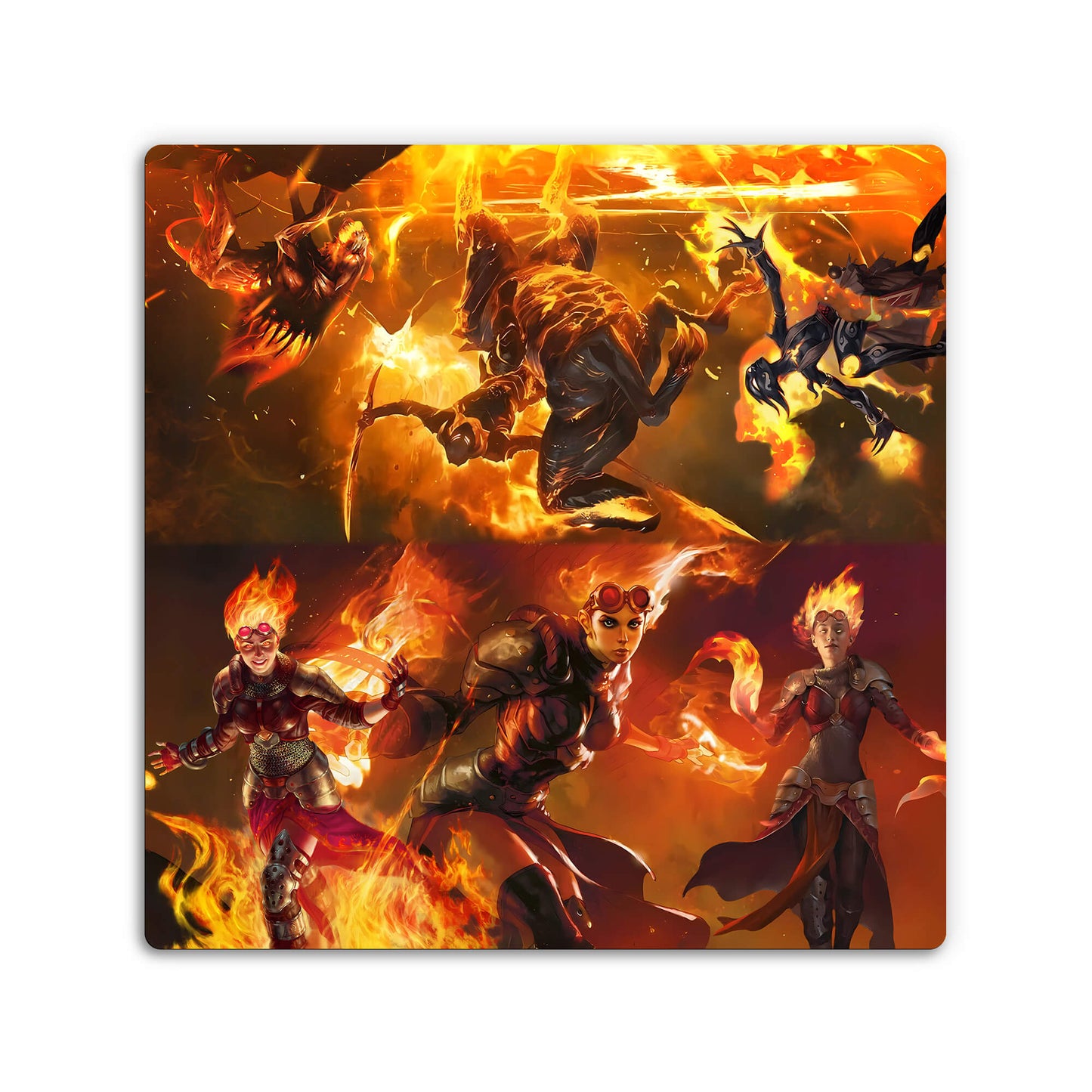Cavalier of Flame X Chandra Nalaar  - Double Mat