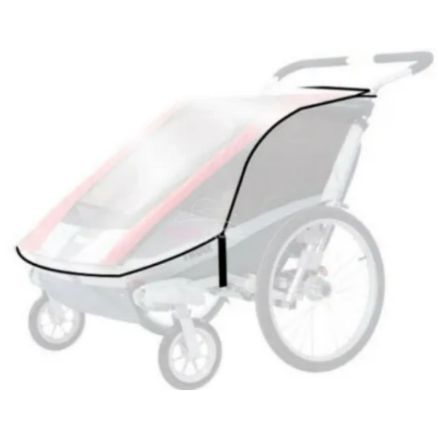Chariot Cavalier 2-Child Stroller Extreme Weather Rain Covers - Made in Canada