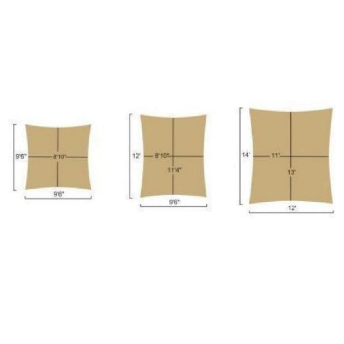 Chinook Lightweight Rip-Stop All-Purpose Tarps 9'6" x 9'6"