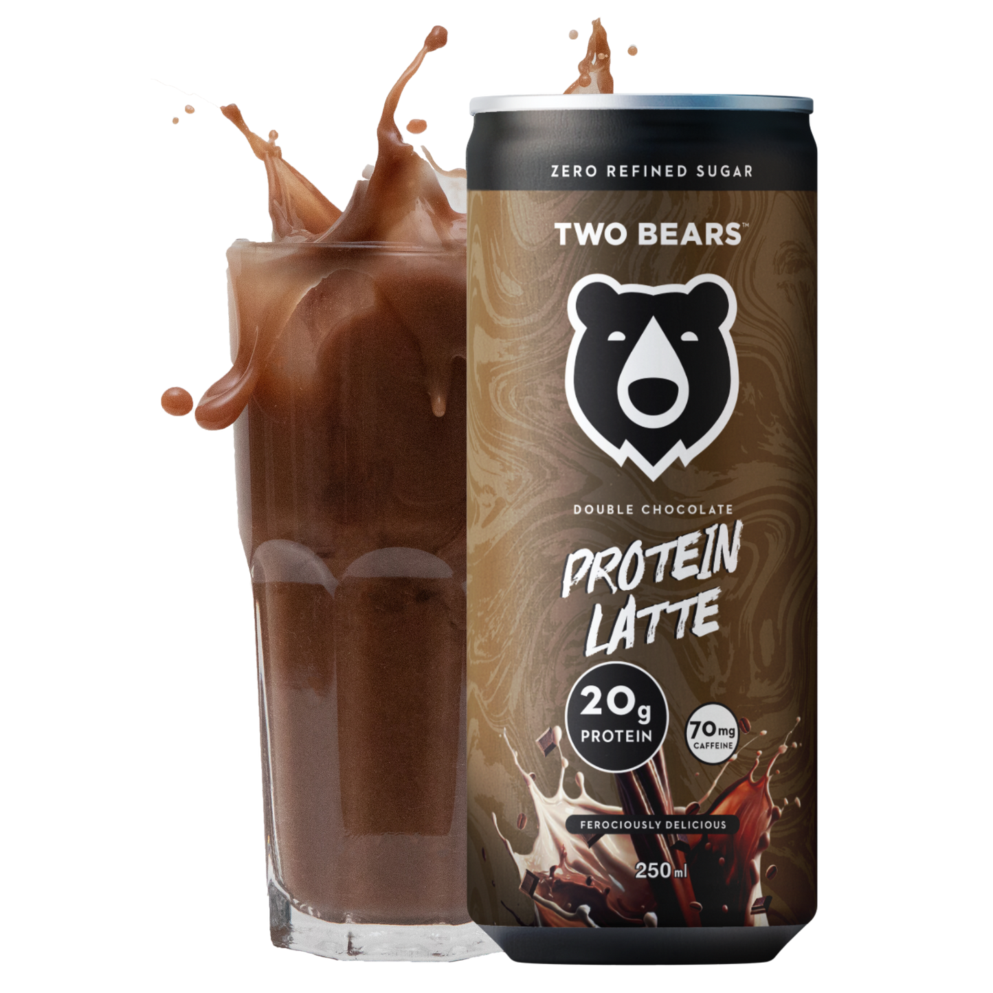 Double Chocolate Protein Latte (6 x twelve packs = 72 cans)