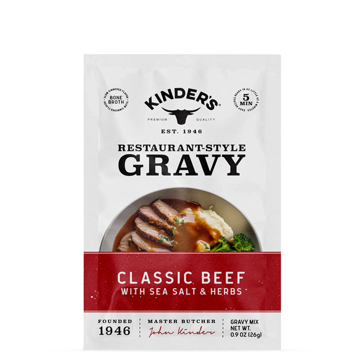 Kinder's Classic Beef Bone Broth Gravy With Sea Salt & Herbs