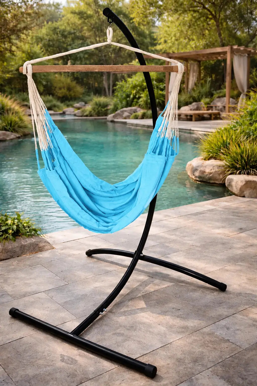 Colombian Hammock Chair with Universal Chair Stand