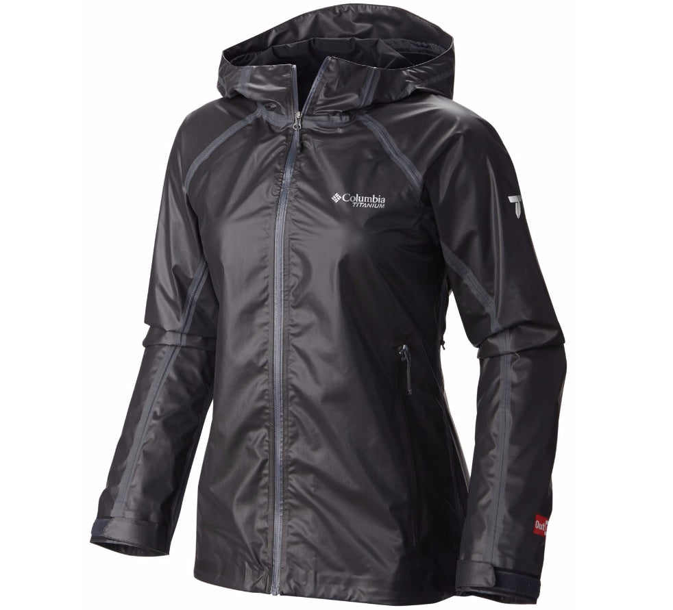 Columbia Women's Titanium Outdry Gold Tech Rain Jackets Size XS