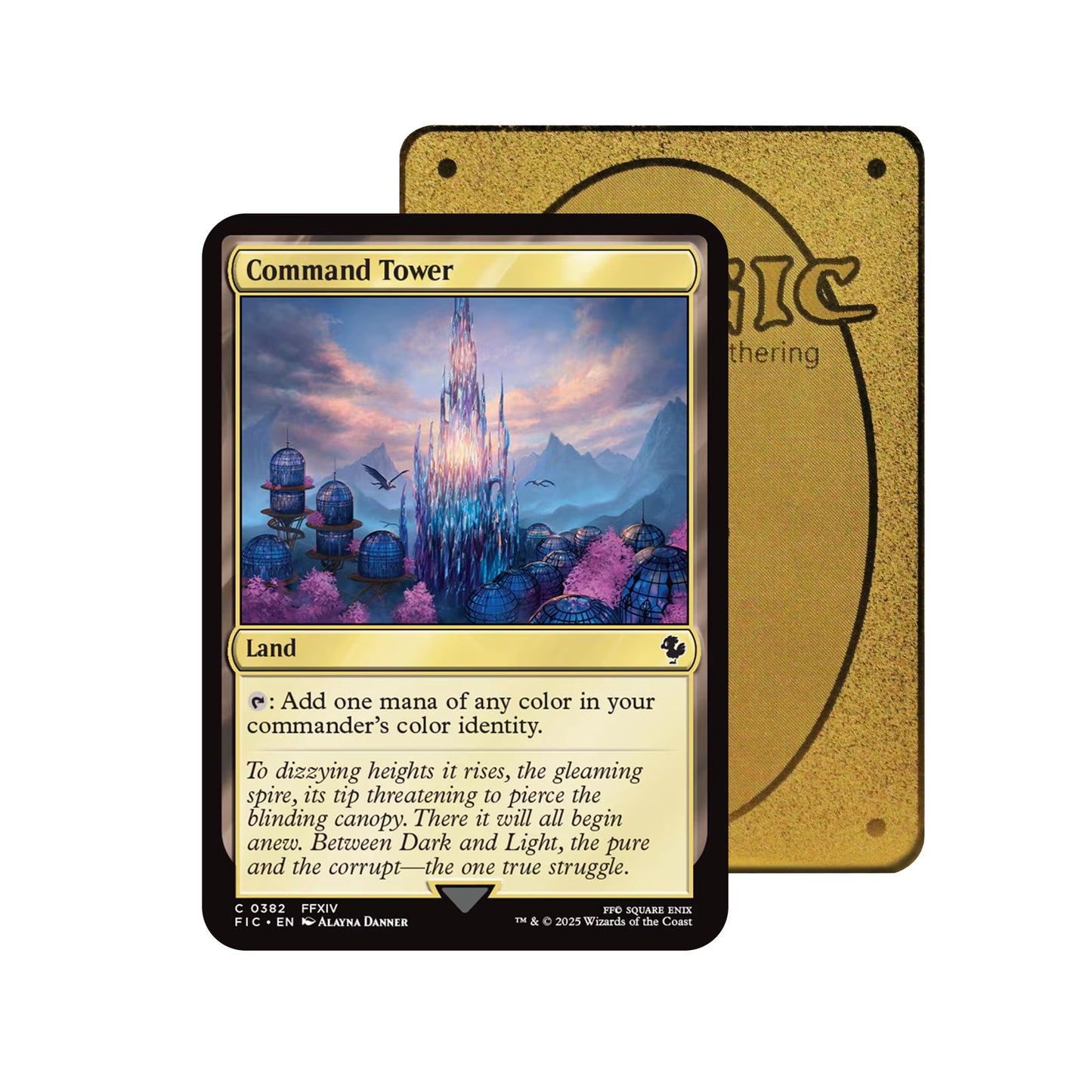 Command Tower Metal Orica Card