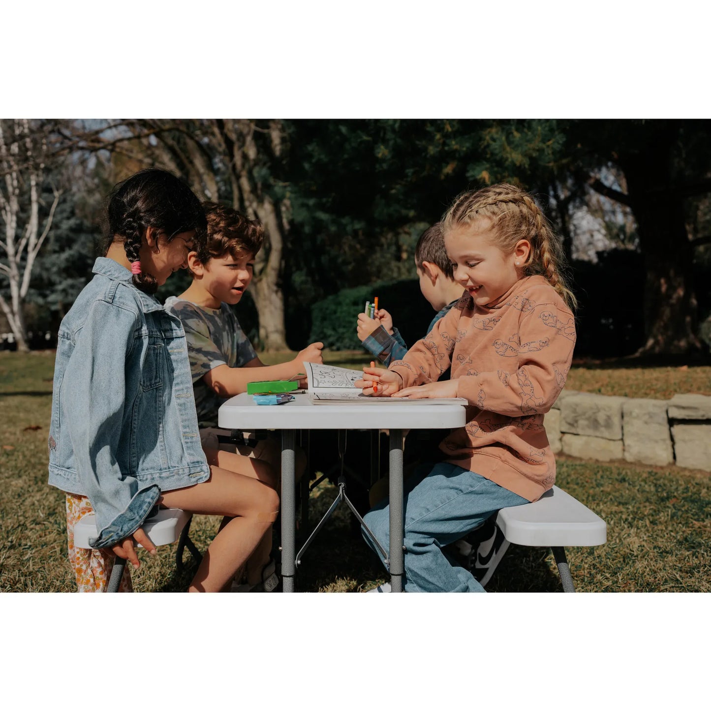 Compact Kids Picnic Table