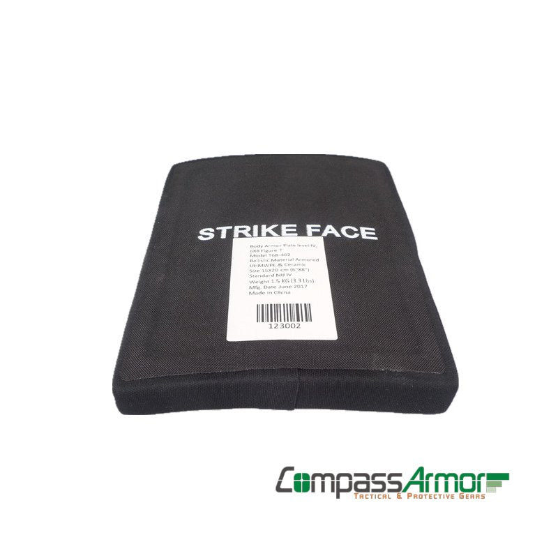 6"X8" Compass Hard Armor Side Plate T68-402 NIJ level IV