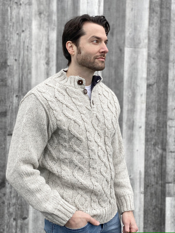 Lost Horizons Men's Connery Wool Sweaters Size Medium - Handmade in Nepal!