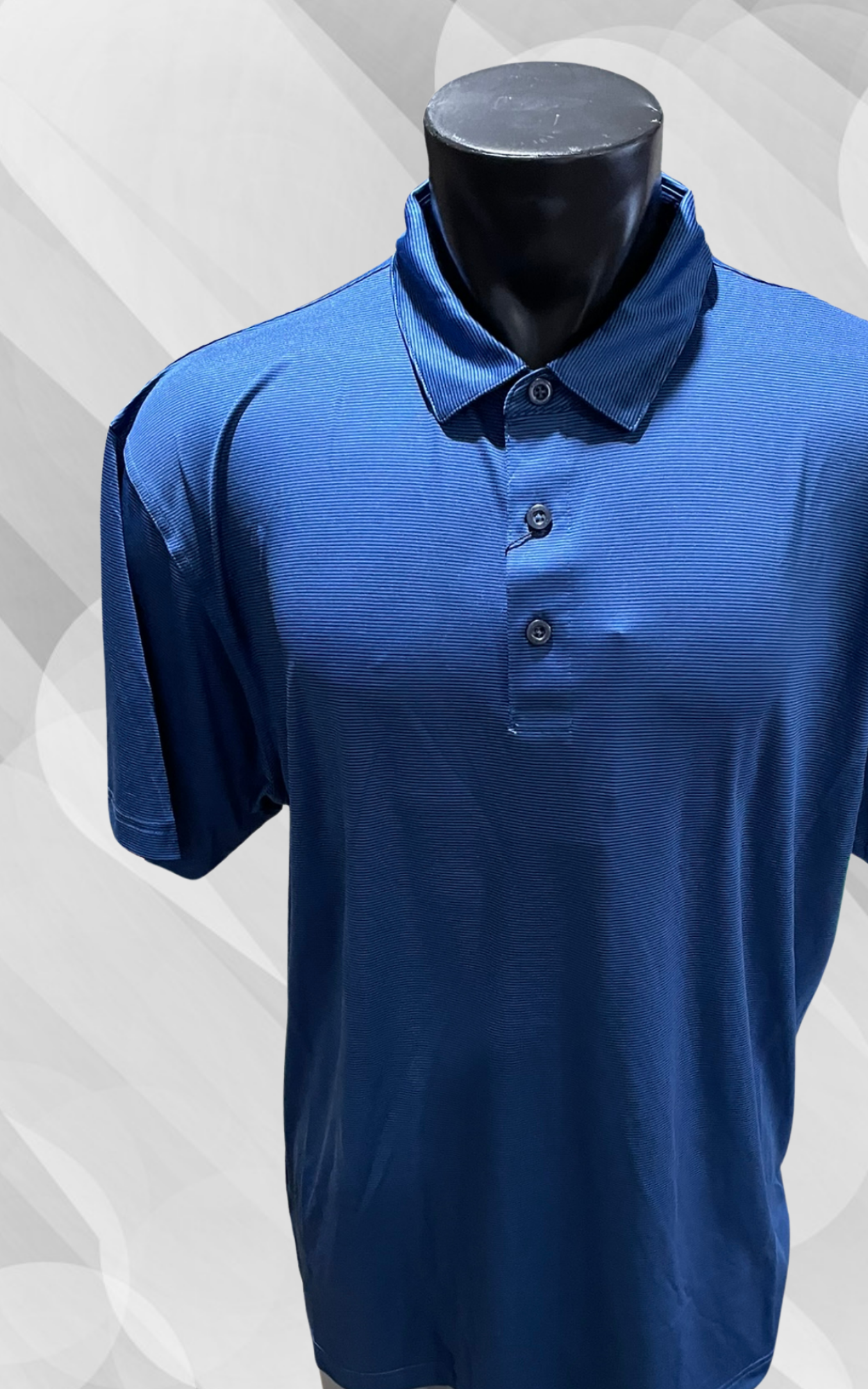 Callaway Mens Opti-Dri Mini Stripe Golf Polo #CGKS7086