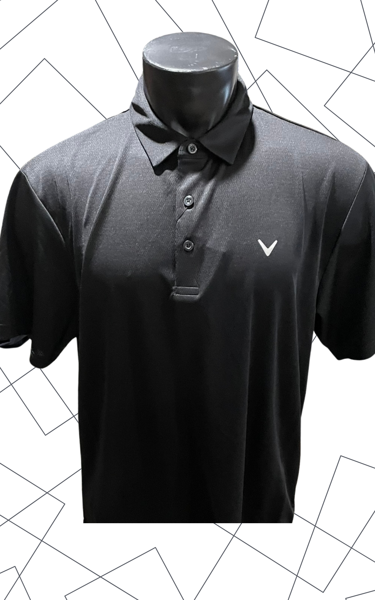 Callaway Mens  MicroTexture Golf Polo CGKSC0F9