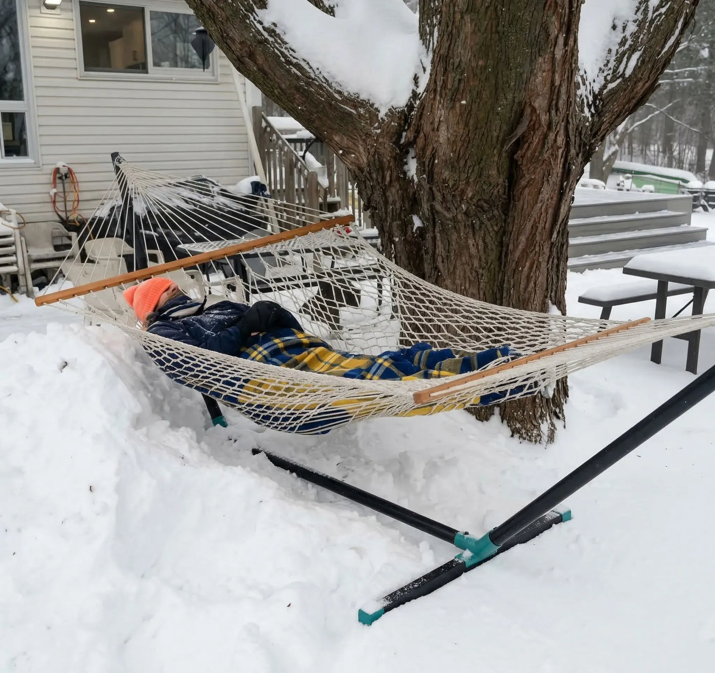 Cotton Rope Hammock - Double
