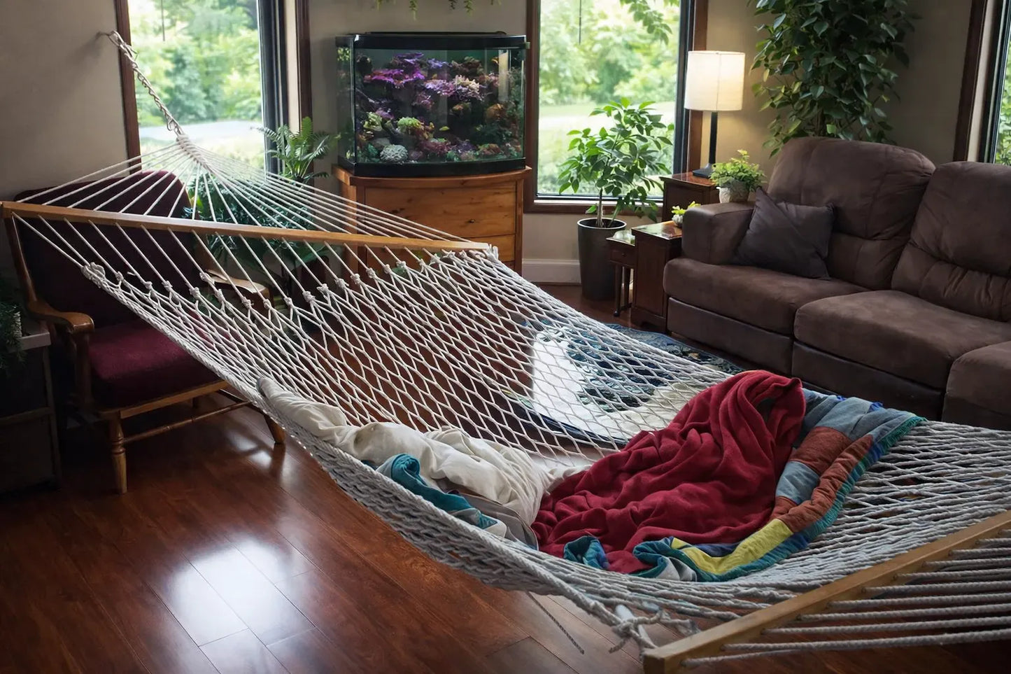Cotton Rope Hammock - Double