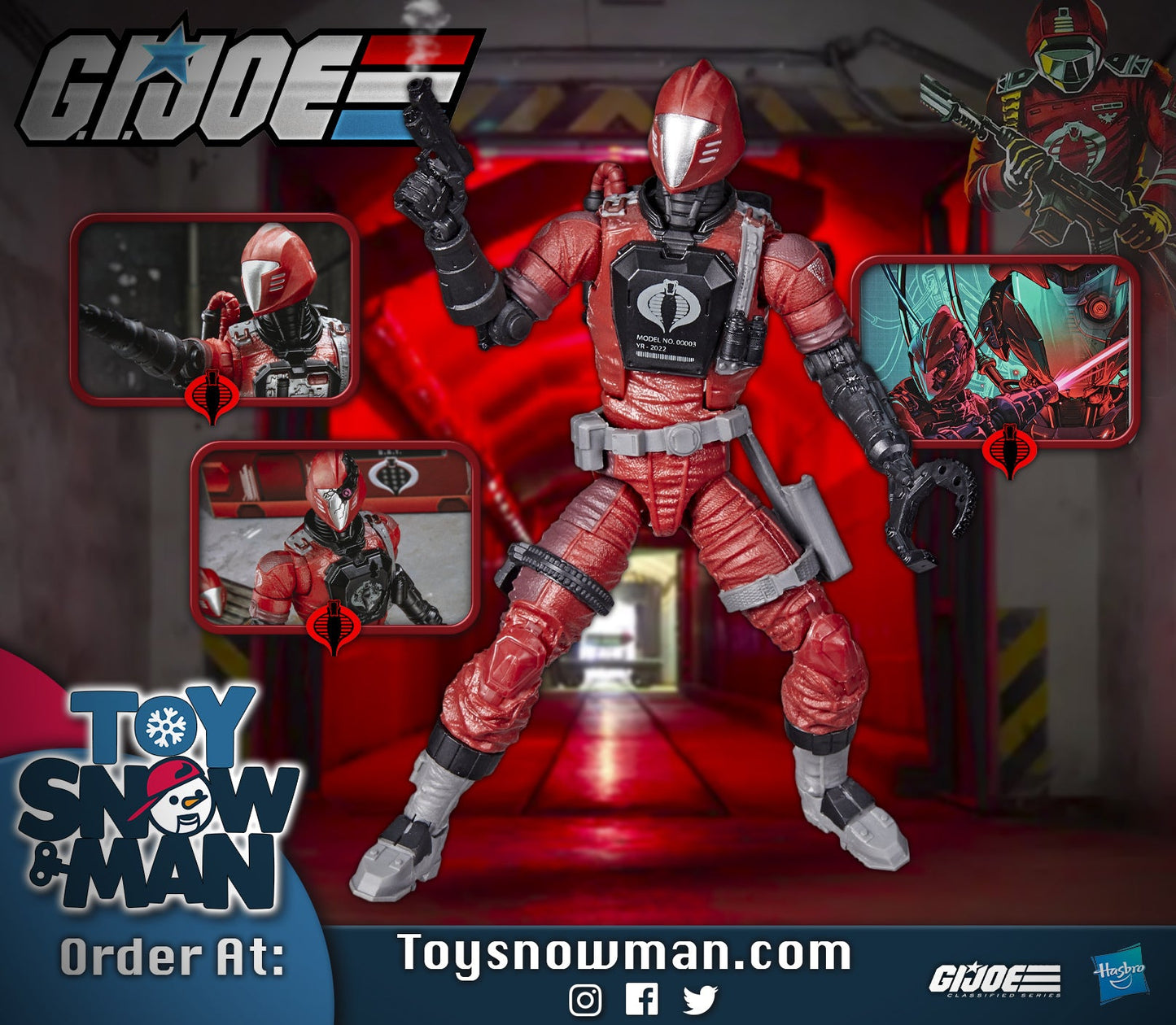 G.I. Joe Classified Series CRIMSON B.A.T. - 60