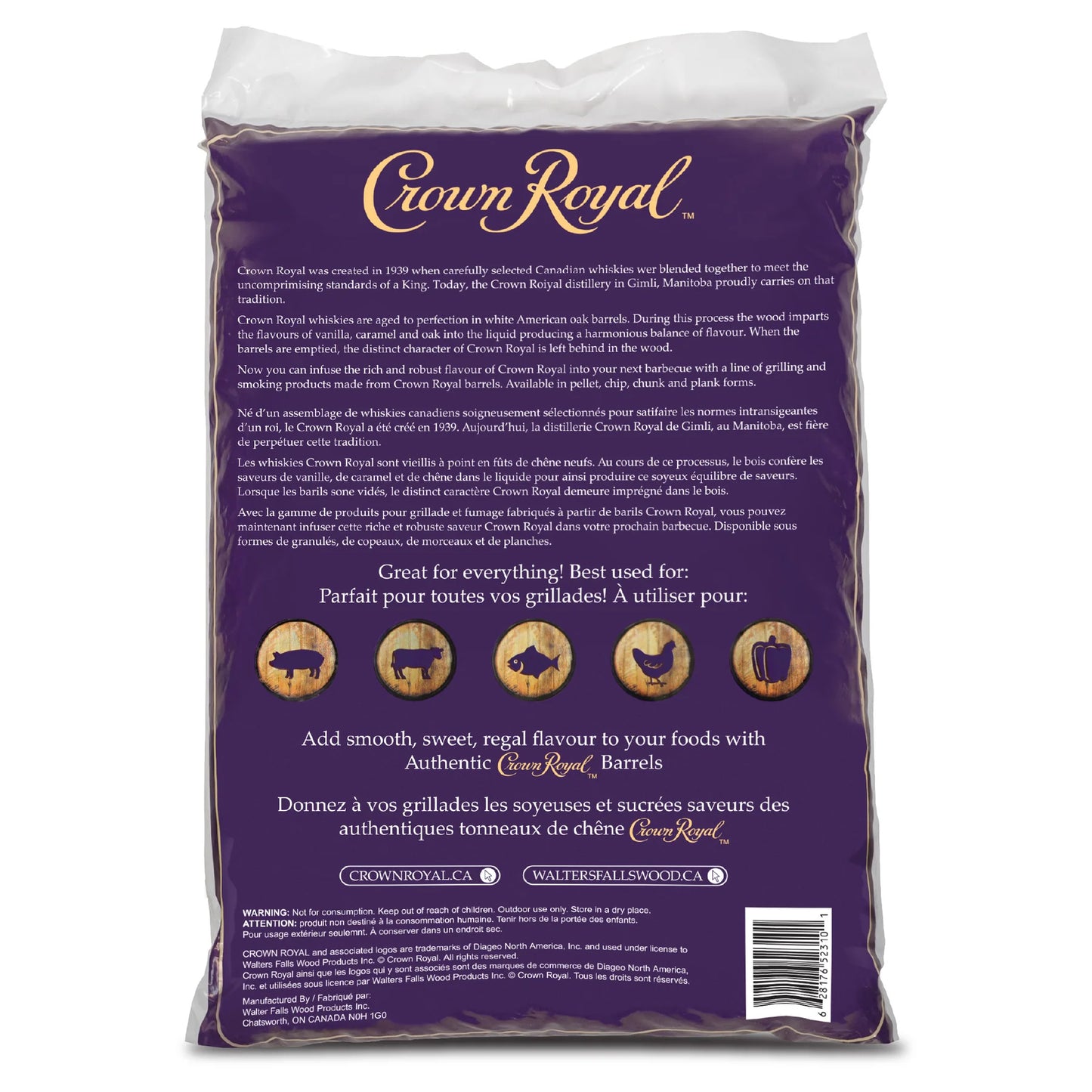 Crown Royal Premium Whisky Barrel Pellets