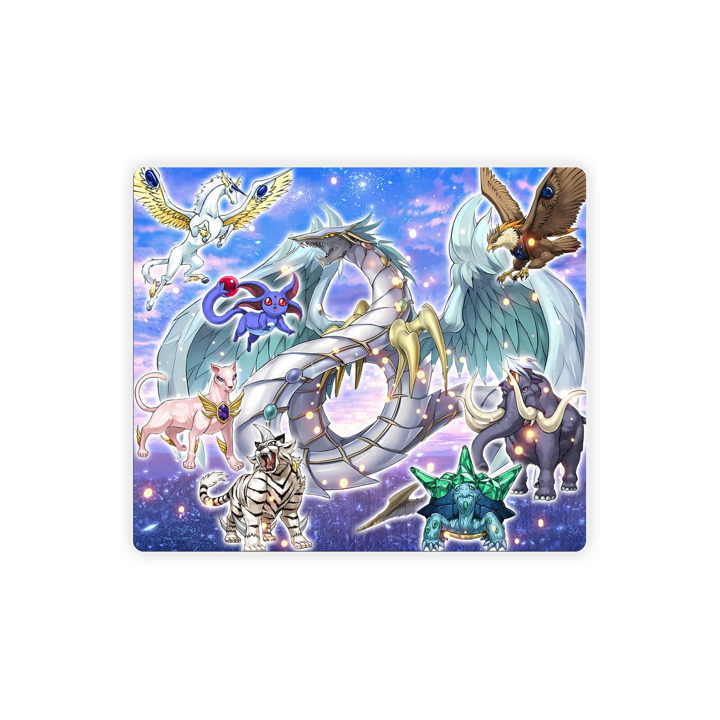 Crystal Beasts Mouse Pad