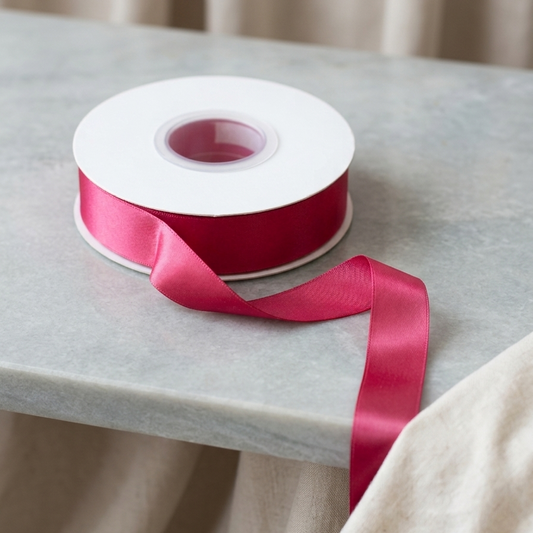 30 Meter Double Face Hot Pink #198 Ribbon Roll