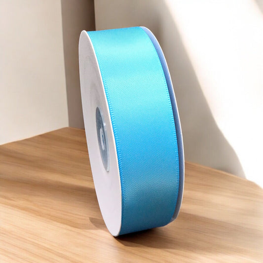 30 Meter Double Face Sky Blue #328 Ribbon Roll