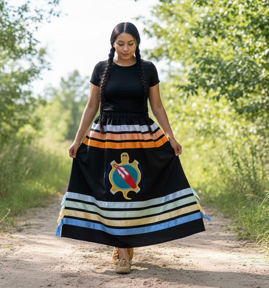 Turtle's Honor Ribbon Skirt