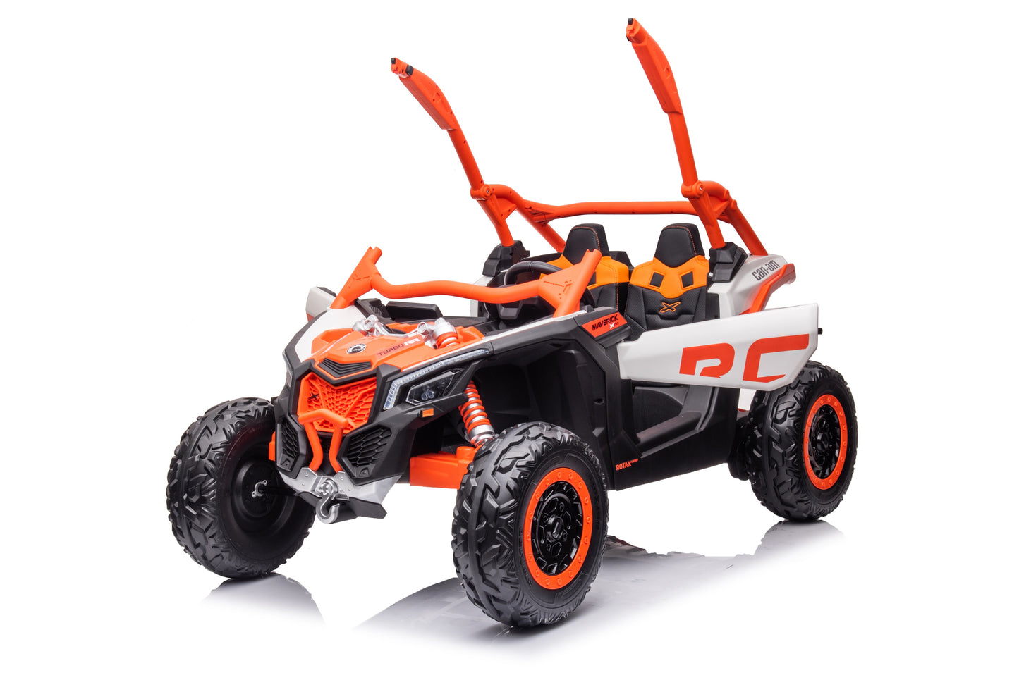 2026 2X24V CAN AM MAVERICK 4X4 2 Seater DELUXE Kids Ride On Car with Remote Control