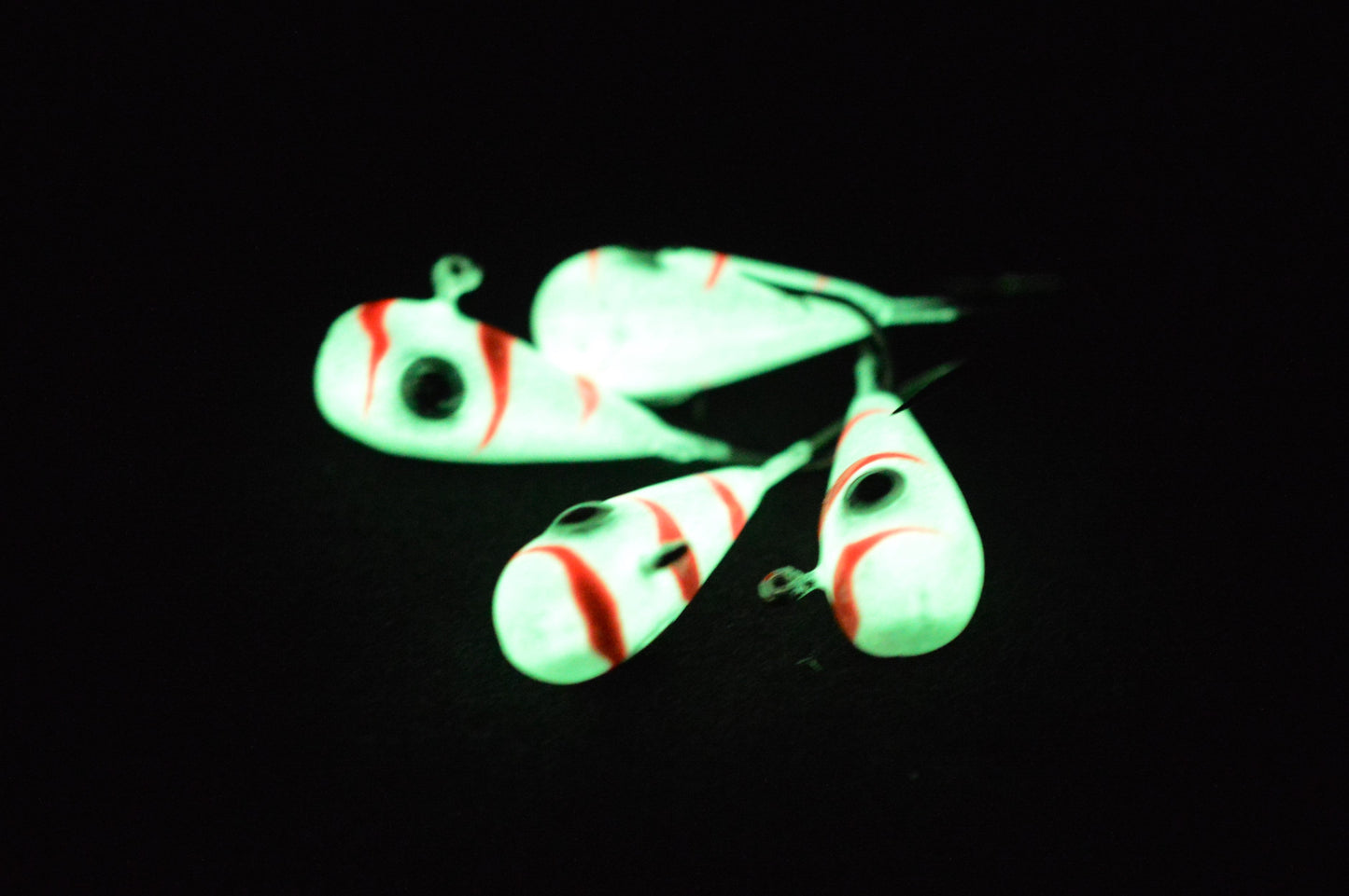 🍁Big Sky Kaleidoscope 1/4oz Glow Jigs 4/pack