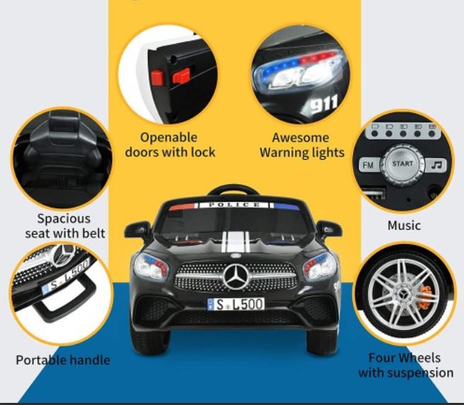 2026 Mercedes Benz 12V SL500 Kids Ride On Car with Remote Control