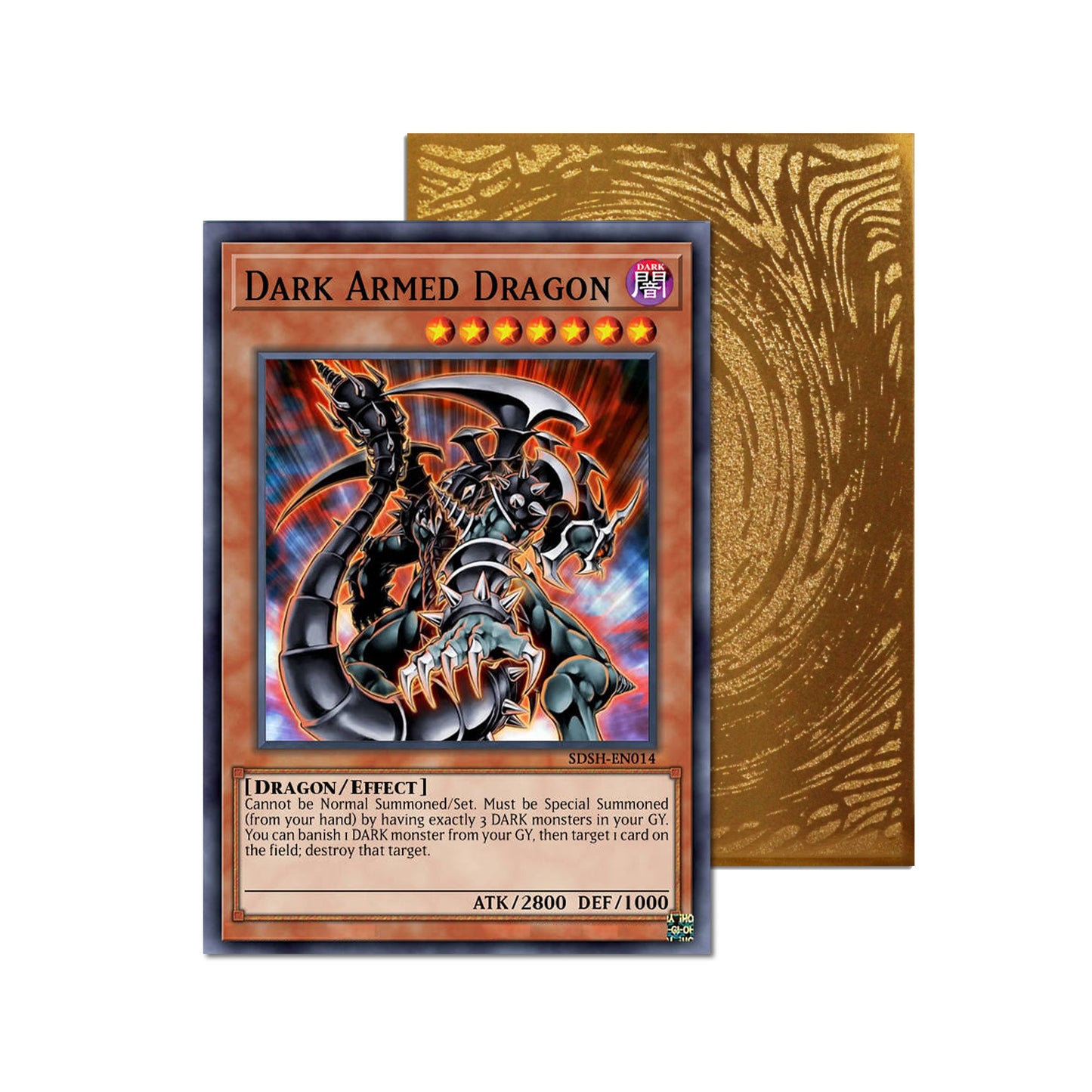 Dark Armed Dragon Metal Orica Card