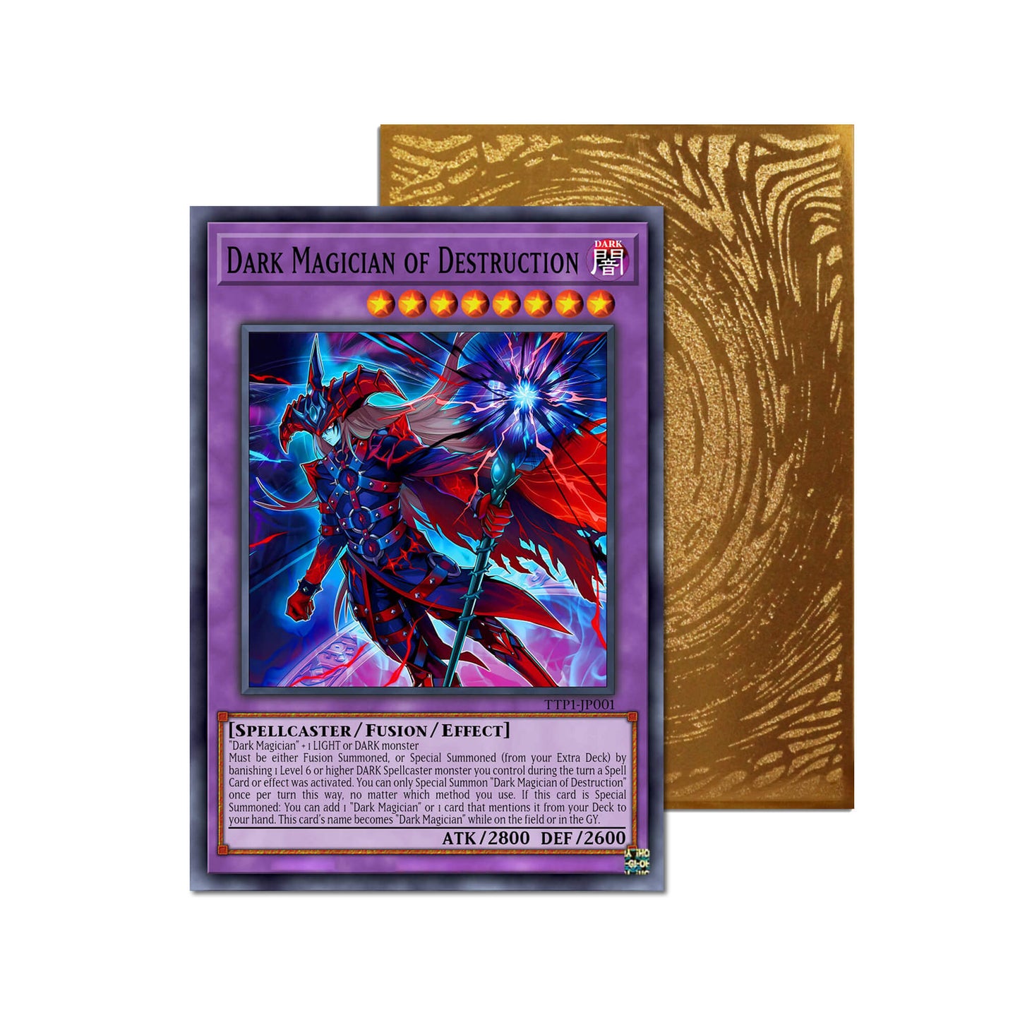 Dark Magician of Destruction Metal Orica Card