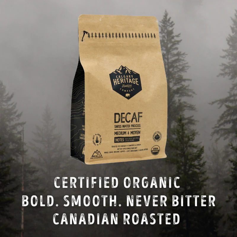 Organic Decaf Coffee - Calgary Heritage Roasting Co.