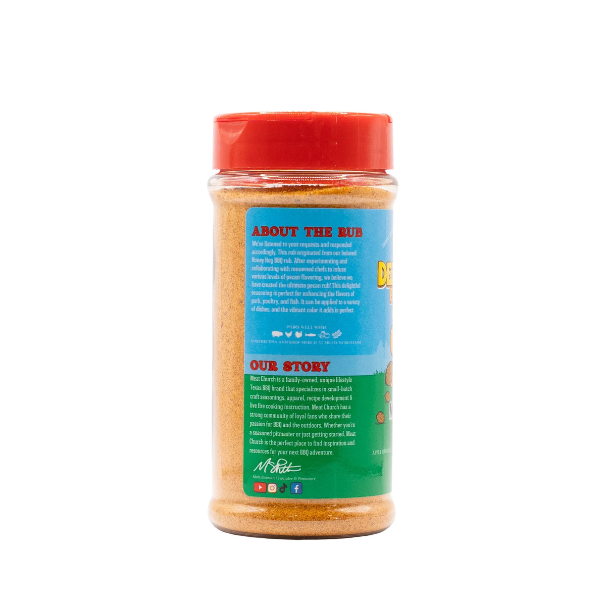 Meat Church Deez Nuts Honey Pecan BBQ Rub – 12.5 oz