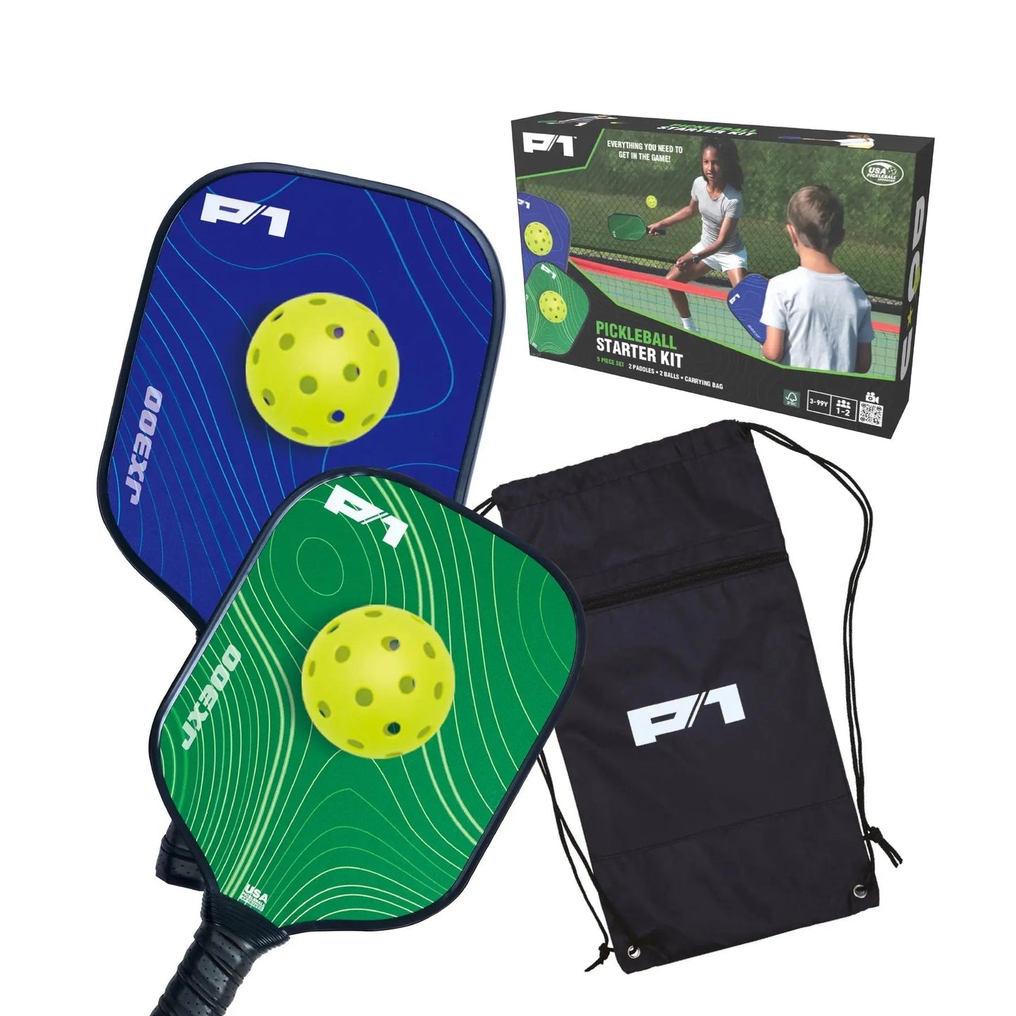 Do-U-Play™ Complete Pickleball Starter Kit for Kids Outdoor