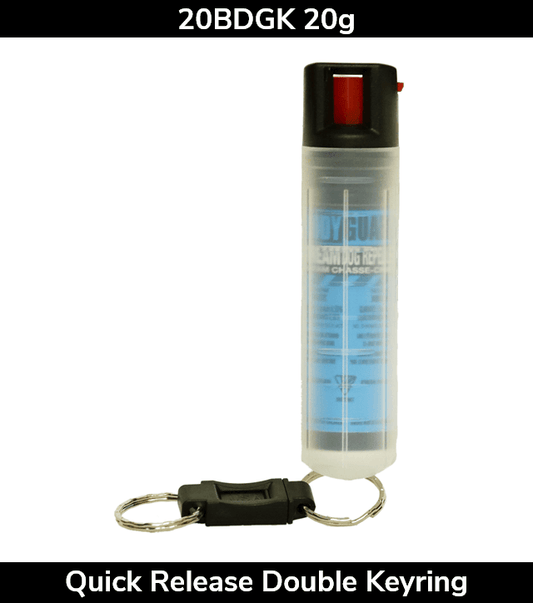 Bodyguard Clear Double Keyring 20g