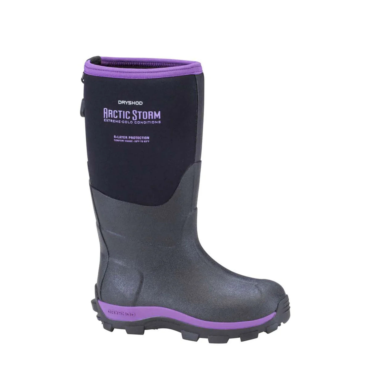 Dryshod Kid's Arctic Storm Black/Purple