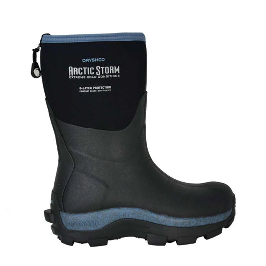 Dryshod Women's Arctic Storm Mid Black/Blue