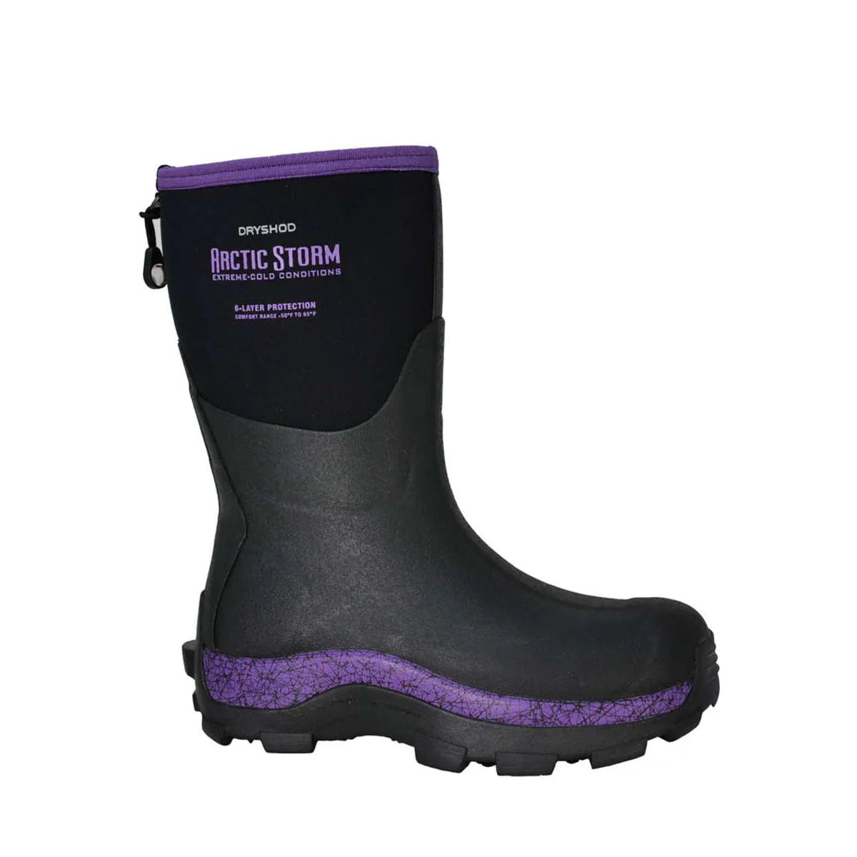 Dryshod Women's Arctic Storm Mid Black/Purple