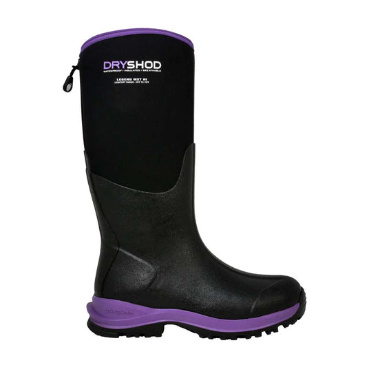 Dryshod Women's Legend MXT High Black/Purple