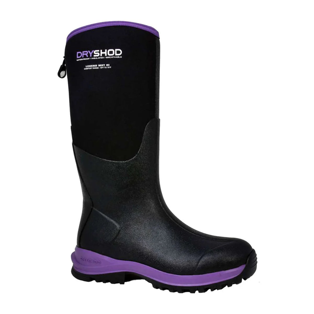 Dryshod Women's Legend MXT High Black/Purple