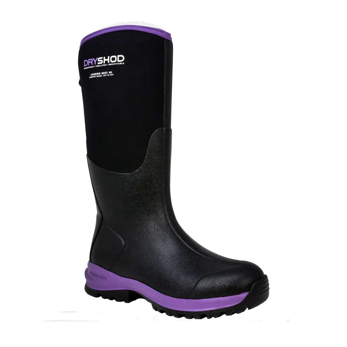 Dryshod Women's Legend MXT High Black/Purple