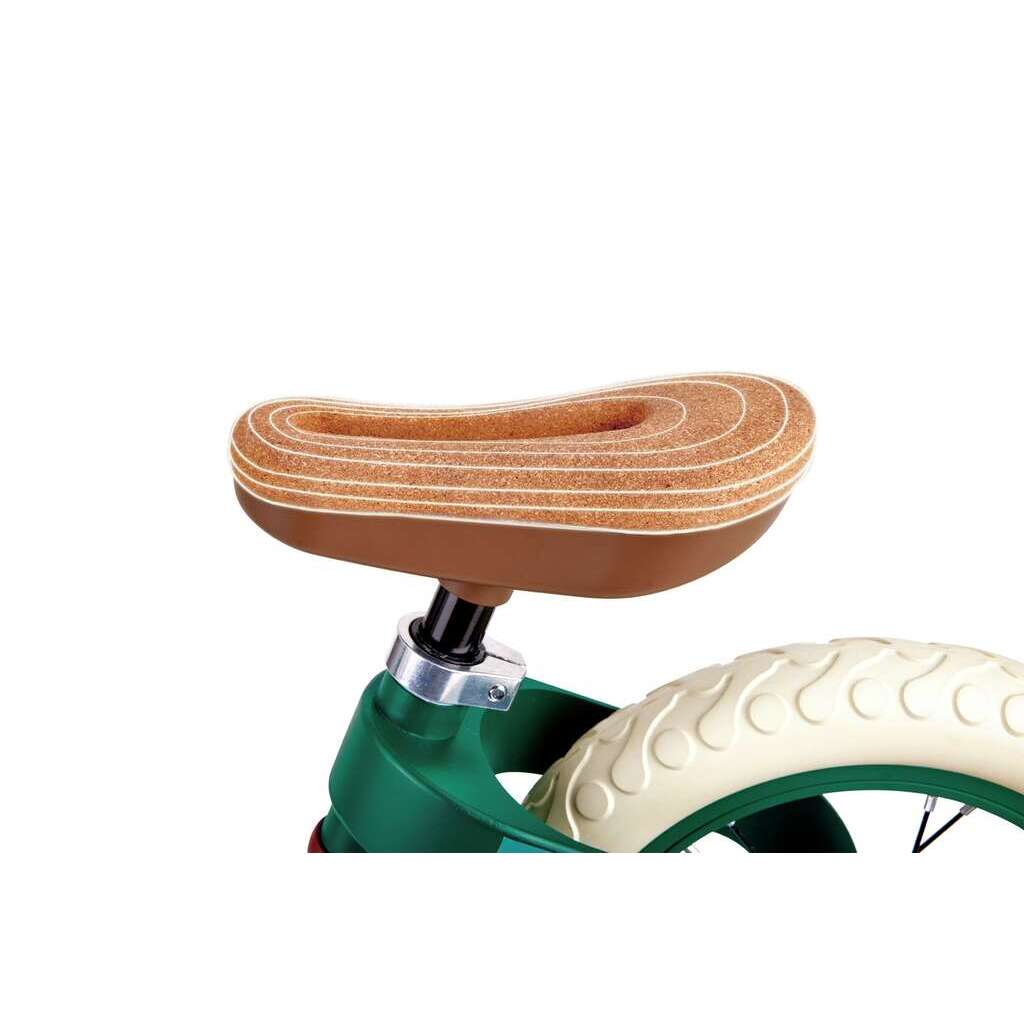 Hape Lightweight Adjustable Green Balance Bike for Kids 3+