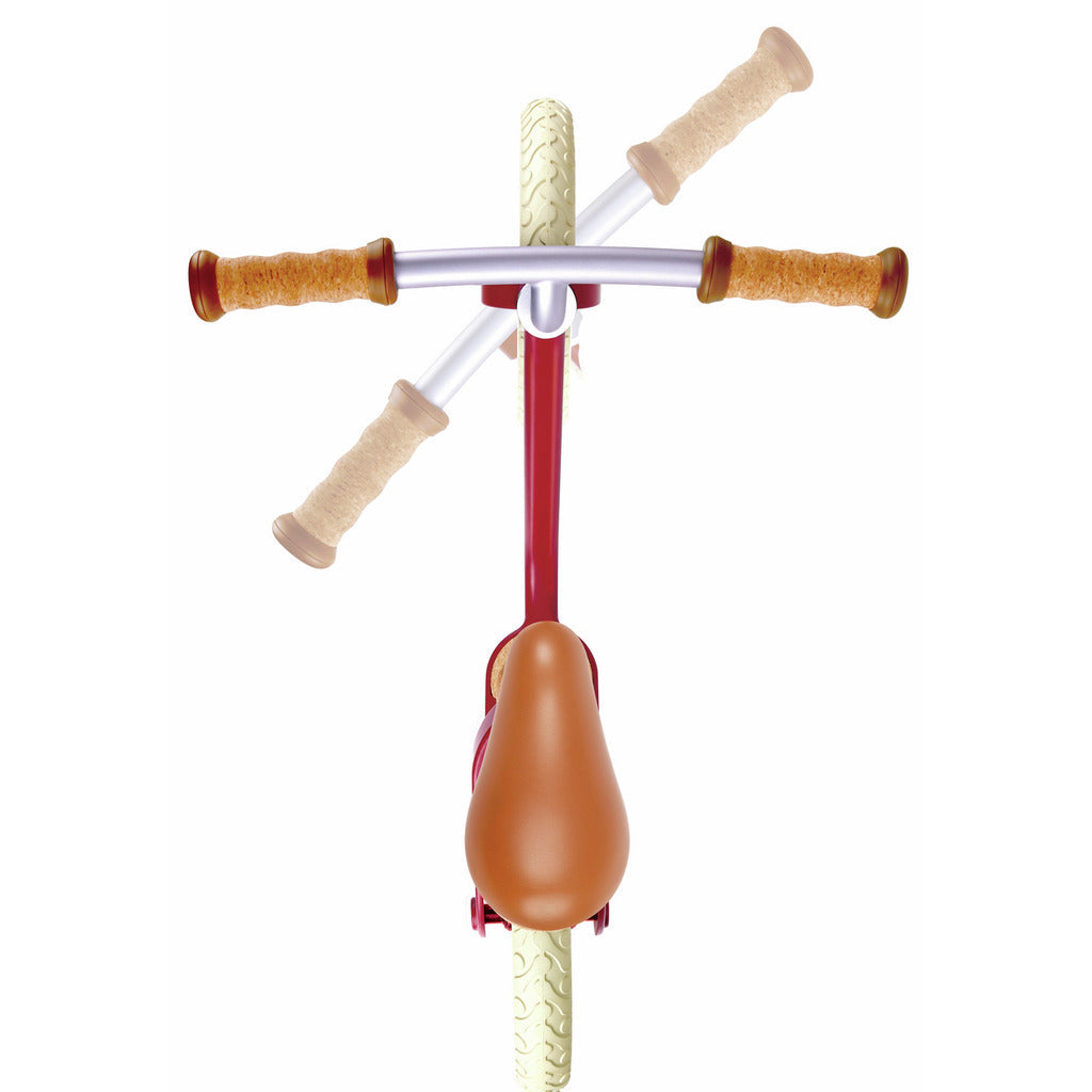 Hape Learn to Ride Lightweight Adjustable Red Aluminum Balance Bike